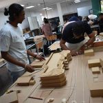 Student of ENSA Nantes working on their project Student of ENSA Nantes working on their project