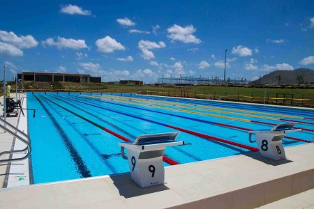 Swimming pool at Sparc 25m swimming pool with 20 lanes at Sparc Sport Centre